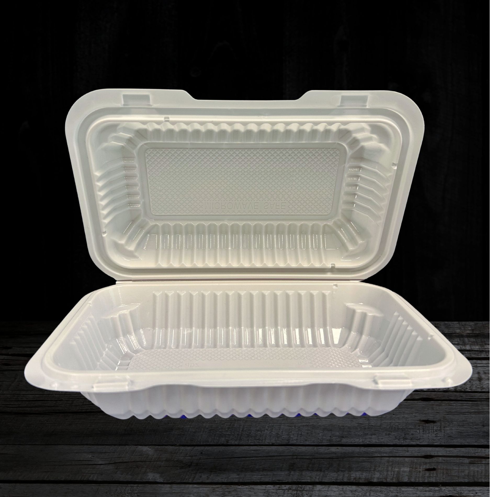 9″X6″ MFPP Hinged Lid Clamshell Dual Lock Non Vented