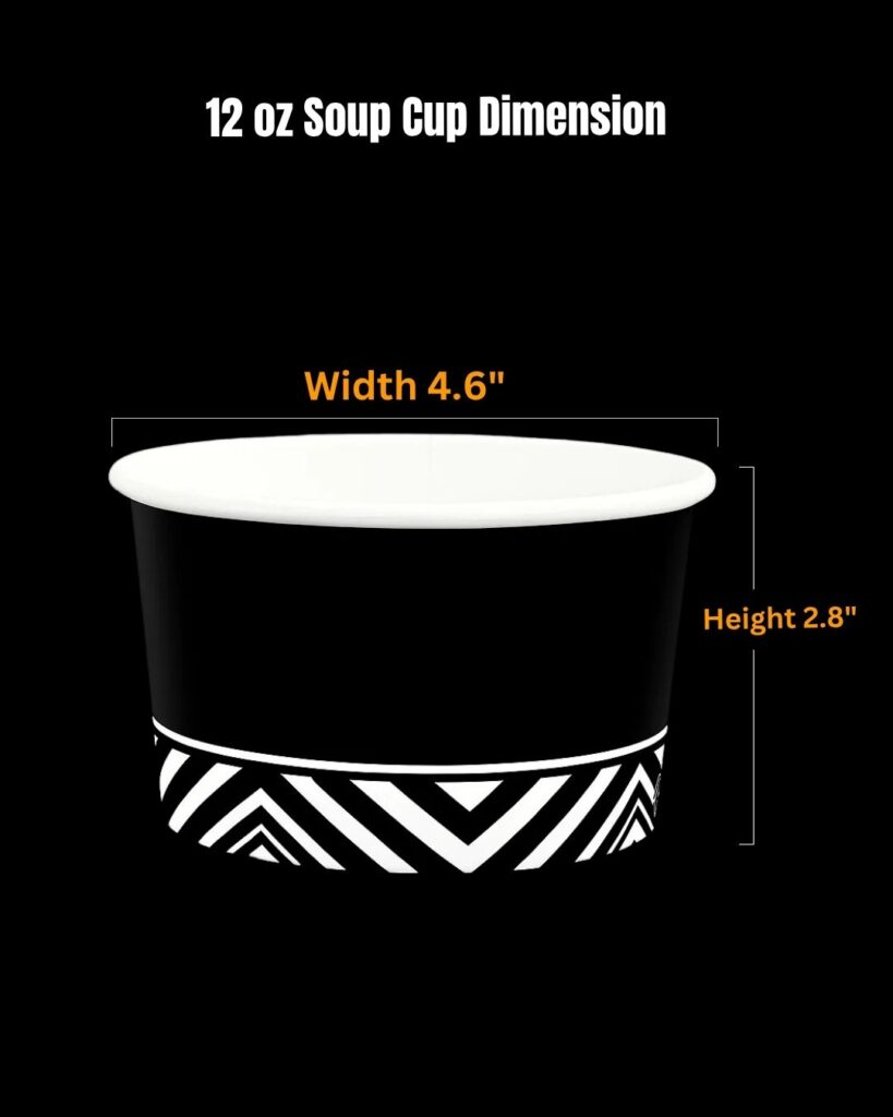 12 oz soup cup size