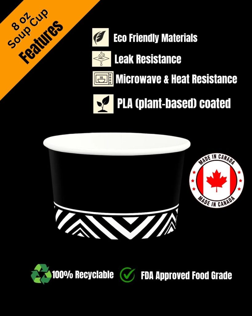 8 oz coffee cup features