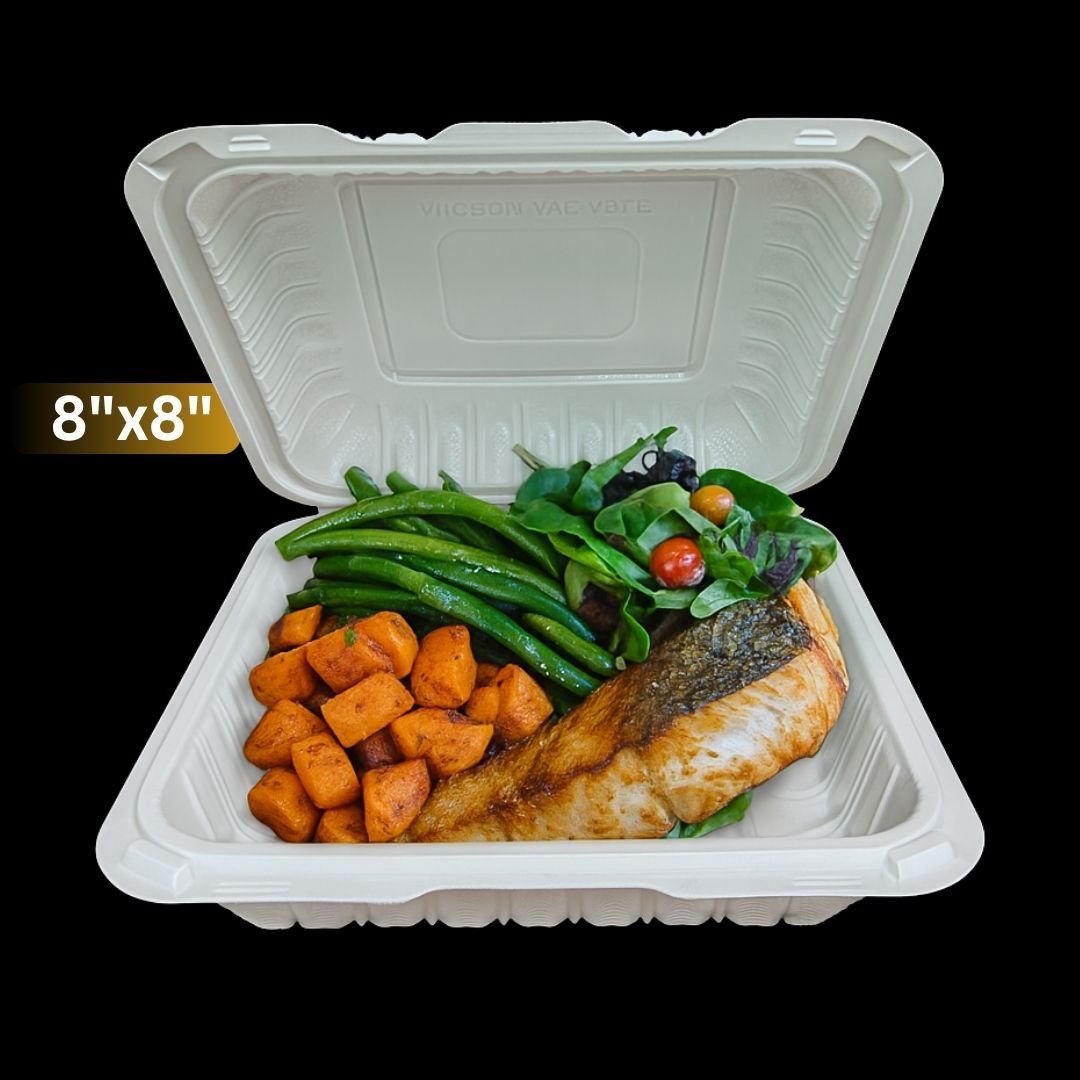 8x8 MFPP Takeout Containers