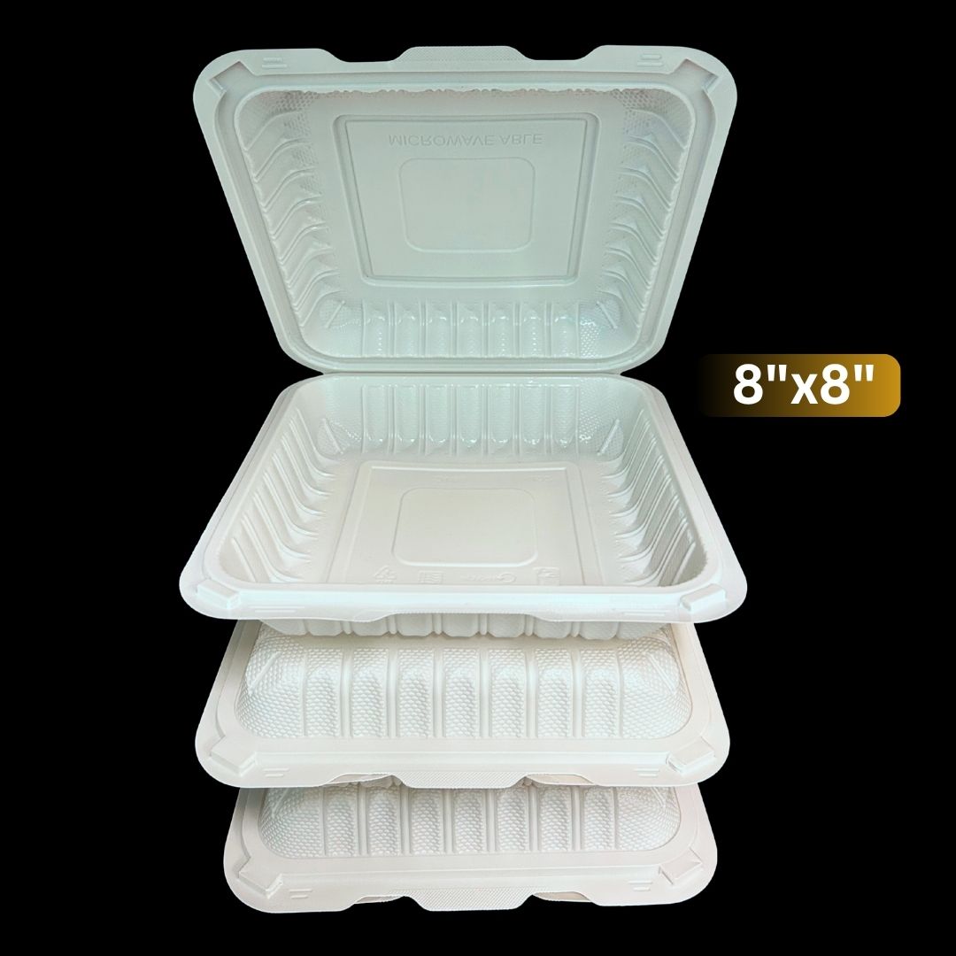 8x8 MFPP Takeout Containers